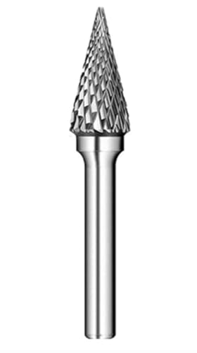 Metric Marine Carbide Burs, Cone Shape, 1/4