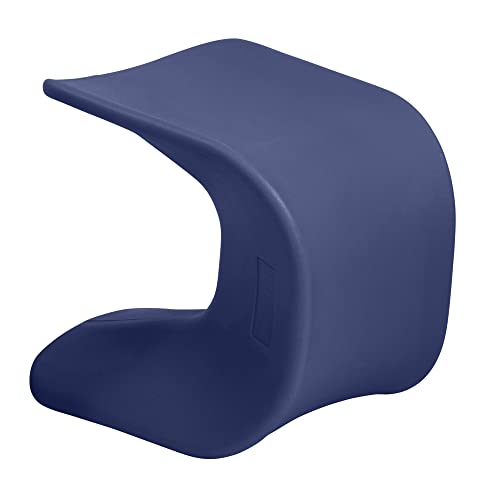 Image of ECR4Kids Wave Seat, 18in - 19.6in Seat Height, Perch Stool, Navy