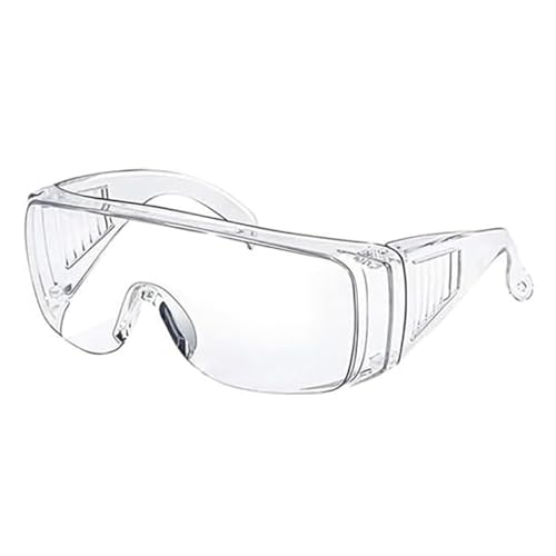 NaYiissi Clear Safety Glasses, Splash Proof Goggles with Anti Fog, Lab Protective Goggles, Lightweight Protective Eyewear Over Glasses Impact Scratch Resistant
