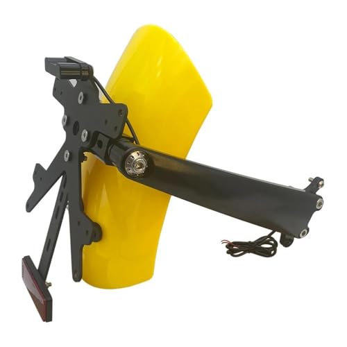 BTCTLPLMKK B&MW R Nine T Scrambler R NineT Racer R NineT 5 R NineT Urban G S 用 バイクナンバープレートホルダー リアフェンダーブラケット バイク用 ナンバープレートステー(Chr