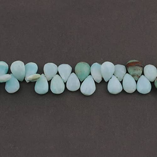 Perles opale du Pérou facettées pour fabriquer un collier d'été bohème chic