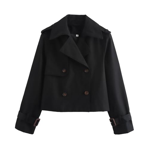 ジャケット・アウター RANCLIC big collar double short coat 312UD7SGDWL.jpg