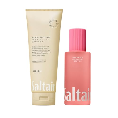 Saltair Smooth & Glow Duo | KP Body Scrub & Pink Beach Body Oil | 2 Piece