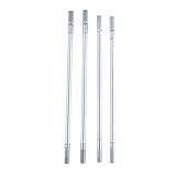 Zylinderbolzen Bolzen Bolzen Chinesisch Moped Roller Gewinde Silber M7x168mm M7x175mm