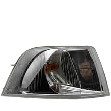 Turn Signal Light Right Side Chrome Bezel Housing Marker Parking Corner Lamp for Volvo for S40 T4-2003 & 2.0T/Base 2001-2004 306218348 VO2521109