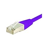 CONNECT 30 m Full Copper RJ45 Cat. 6 S/FTP Patch Cord – lila