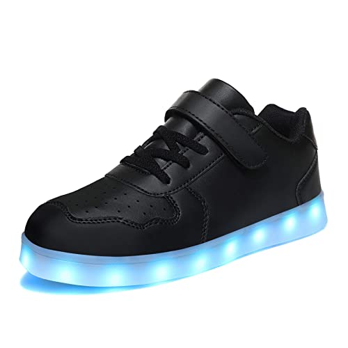 Wooowyet WOOOWYET-1 Kids Led Sneakers For Boys Hook&Loop Low Light Up Shoes Led Girls Usb Recharging cover