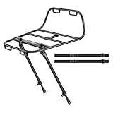STARTIST 自転車フロントラックカーゴパニエ自転車フロントカーゴラックサポートフロントラックキャリア荷物棚ロードバイク旅行用