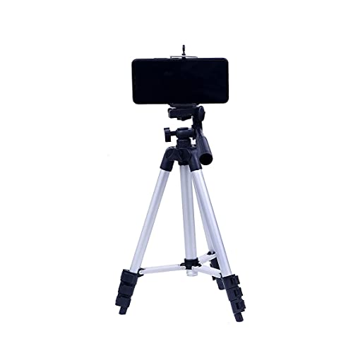3110 Tripod Stand for Phone and Camera Adjustable Aluminium Alloy Tripod Stand Holder for Mobile Phones & Camera, Photo/Video Shoot