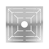 Ergonomisch geformtes Messwerkzeug in Blumenform für einfaches Fliesenlayout und Bauaufgaben (30 x 30 cm)