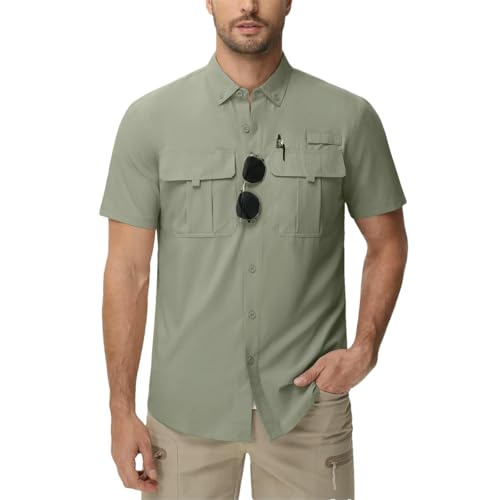 Chemise de randonnée anti-UV homme pour éviter les coups de soleil et la chaleur