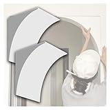 Kit arco in schiuma Modanatura ad arco in schiuma leggera, verniciabile Kit fai da te per arco per porta/armadietto/balcone Arredamento d'interni(7.5x7.5x7.5'/19x19x19cm)