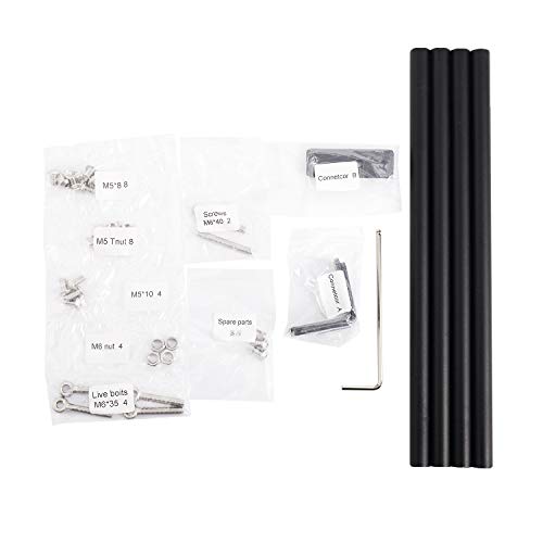 Azwamkue Kit de fixation pour imprimante 3D -10/10S/10S4 Alfawise U20 TEVO AnetE12 DIY Impression de bureau