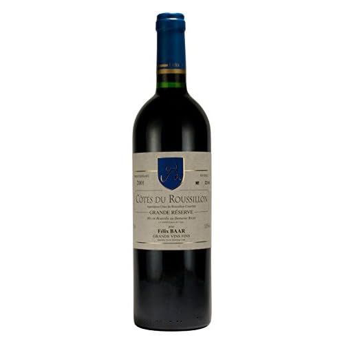 Côtes du Roussillon Grande Réserve 2001 - Jahrgangswein, Rotwein, Frankreich, Languedoc-Roussillon, Grenache, Syrah, Carignan, Trocken