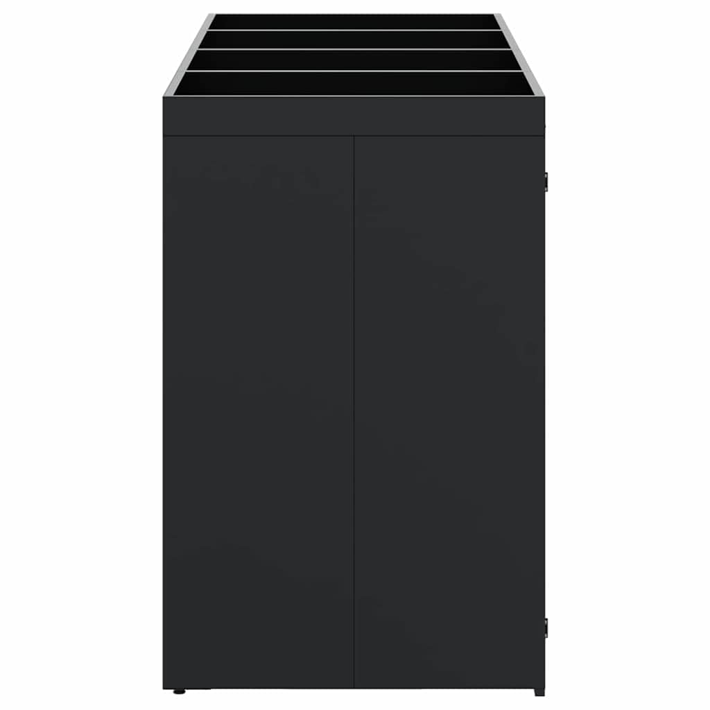 Almacenamiento de Cubos Wheelie para 4 Cubos Negro,Casa y jardín,Productos del hogar,Accesorios para contenedores de residuos,Soportes para contenedores de residuos,94.2kg-3394740