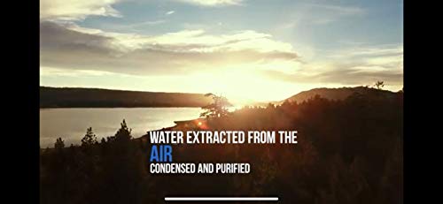 Dewstand Atmospheric Water Generator 8 Gal/Day - Produces Light Alkaline, Ionized, Mineralized Water - Hot And Cold Dispenser- No Plumbing Or Piping-Carbon+ Reverse Osmosis, Uv- Dehumidifier-White #TOP5