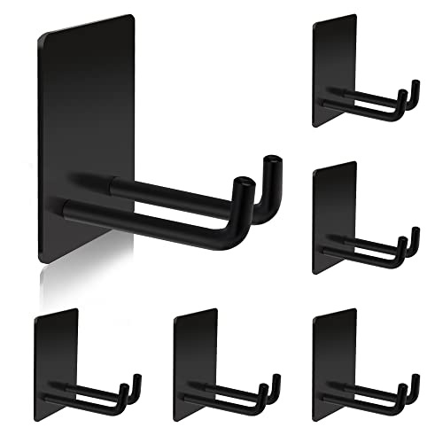YOHOM 6-Pack Heavy Duty Adhesive Hooks