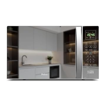 Micro-ondas Philco PMO42EB Jumbo Tira Odor 42L 1560W 127V Espelhado Branco
