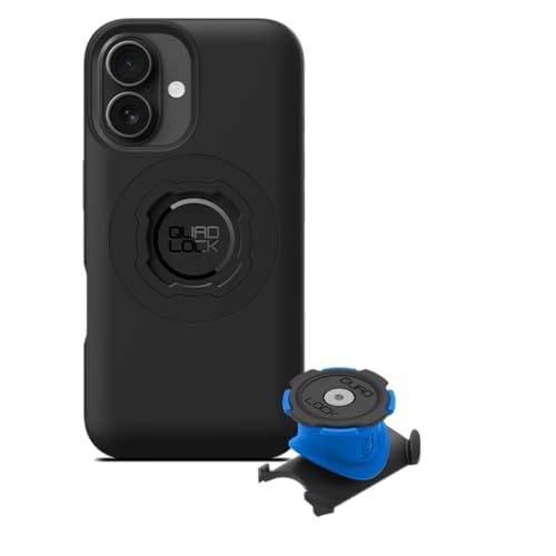 Image of Quad Lock Stem /Handlebar Bike Phone Holder Kit with MAG Phone Case for iPhone 16