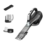 BLACK+DECKER dustbuster reveal Handheld Vacuum Cordless, Car Vacuum Portable Cordless, LED Light, Long Run Time, Rechargeable Lightweight Dust Buster, Includes Crevice Tool, Charging Base (HLVD320B42)