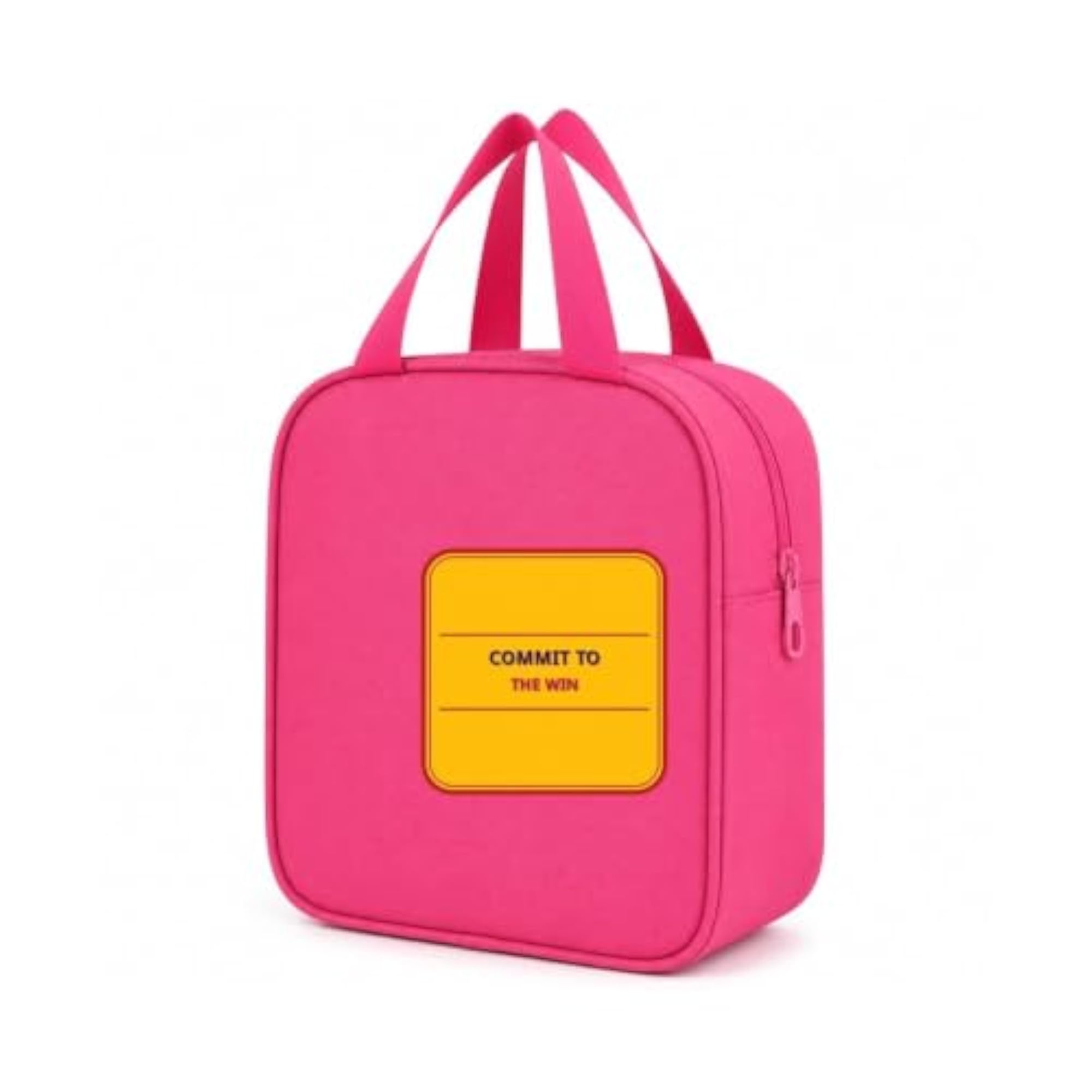 Sleek Reusable Lunch Bag with Front Pocket