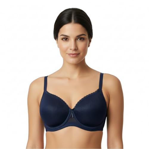 Selene Sujetador Copa C de Espalda Anatomica Violeta C - Color: Marino Talla: 105