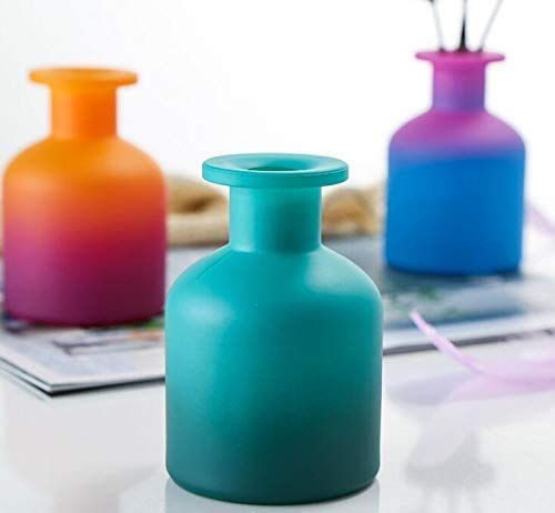 Erioctry 1Pcs 150Ml/5Oz Glass Diffuser Bottle Aromatherapy Jar Exquisite Essential Oils Container Fragrance Accessories Use For Diy Diffuser Sticks Essential Oils Crafts Decor Gift #TOP4