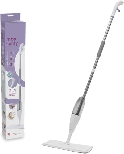 Mop Spray com Gatilho e Dispenser Integrado – Mop para Limpeza de...