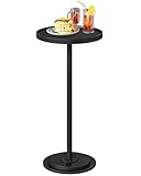 Construction haut de gamme, attrait artistique : fabriquée à partir de MDF et de panneaux de particules de haute qualité, cette petite table ronde présente un excellent savoir-faire et une attention aux détails, ce qui en fait un ajout fonctionnel mais artistique à votre intérieur