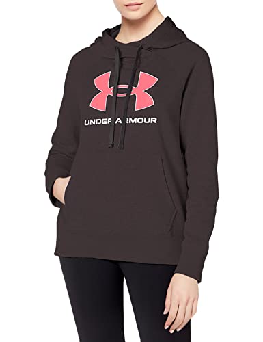 Under Armour Sudadera Con Capucha De Forro Polar Rival Con Logotipo Grande Camisa, Gris Azabache 010 Brillo, Xs Para Mujer Under Armour Sudadera Con Capucha De Forro Polar Rival Con Logotipo Grande Camisa, Gris Azabache 010 Brillo, Xs Para Mujer