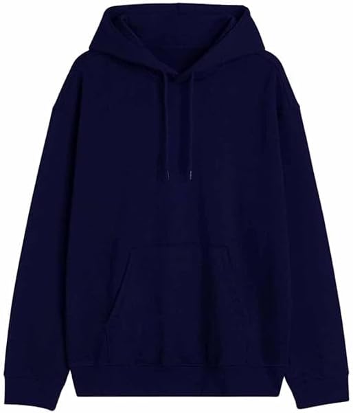 SR New Fashion Women Sweatshirt Hoodies Laycra Bland Material Full Sleeves Women Winter Wear, Hooded Neck Regular Fit Long Sleeve Womens Sweatshirt Winter Wear for Women/Girl Color Navy Blue.