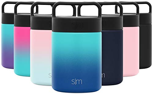 Simple Modern Provision Insulated Food Jar Thermos Leak Proof Stainless Steel Storage Lunch Container 12oz Ombre Pacific Dream