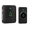 AVANTEK Wireless Door Bell, Mini CB-11 Waterproof Doorbell Chime Operating at 1000 Feet with 52 Melodies, 5 Volume Levels & LED Flash