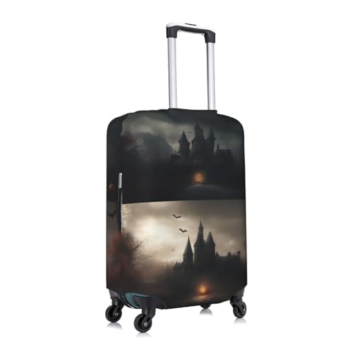 Halloween Horror 1 Tsa Approved Luggage Cover For 18-32 Inch Suitcases Scratch-Resistant Stretch Luggage Cover3