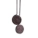 EleCharm 1 Pair Handmade Natural Cotton Thread Spiral Magnetic Curtain Tieback Holdback Clip (Coffee)