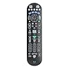 SatelliteSale Reemplazo de control remoto UR5U-8780L Clikr5 compatible con cajas de cable Spectrum/Charter, televisores y dispositivos de audio, plástico ABS negro mate RC con baterías incluidas
