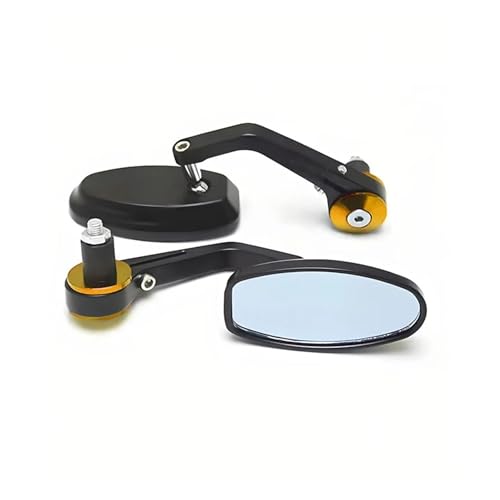 Espejos retrovisores de extremo barra CNC para Yamaha XSR700 XSR900 XSR125 155 en color dorado