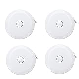 4-Pack Double-Scale 60-Inch/150cm Push Button Retractable Tape Measure Soft Measuring Retractable Ta