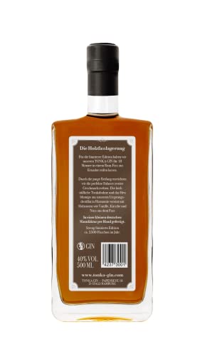 Tonka Gin | Limited Edition | Fasslagerung | Herb süßliche Tonkabohne | mit Noten von Vanille, Kirsche und Nuss | 40… – Bild 4