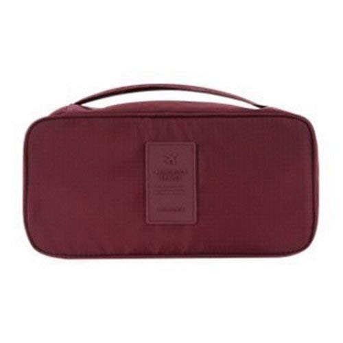 BUCKLE UP Travel Pouch Undergarment Pouch - Maroon
