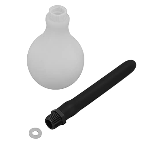 Kit de Bulbo de Enema para Ducha Anal, Kit de Bulbo de Enema Caseiro Confortável de 320 Ml (Tubo cur