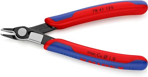 KNIPEX Electronic Super Knipsmit Mehrkomponenten-Hüllen 125 mm, 78 41 125