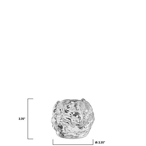 Kosta Boda Snowball Votive, Set of 3, Clear, s: 2.35", m: 2.75", l: 3.5" - Image 3