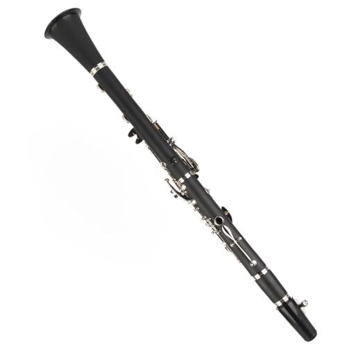 Clarinete de Baquelite de 17 Teclas Bb Tune Com Pano de Limpeza Mola Chave de Fenda Caixa Instrument