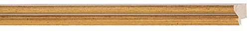 Picture Frame Moulding (Wood) 100ft Bundle - Traditional Gold Finish - 0.75
