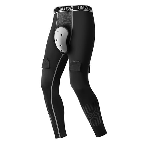 Mens Compression Hockey Pant with Protective Cup3