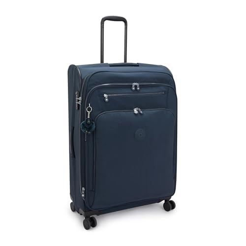 Image of Kipling Youri Spin Large 4 Wheeled Rolling Luggage Blue Bleu 2