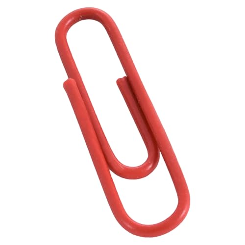ACCO Vinyl Coated Coloured Paper Clips, 1-1/8-Inch Size, Assorted Colours, Box of 100 Clips (5050572522) image 2