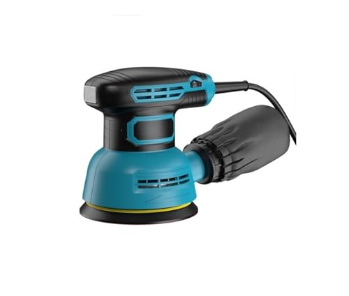 FHRKA Máquinas de Pulido de Coches 5, pulidora excéntrica eléctrica de 300W con Velocidad Variable para Lijado de Madera y Pintura automotriz