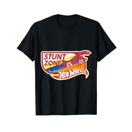 Logo ufficiale Hot Wheels Racing "Stunt Zone" Maglietta